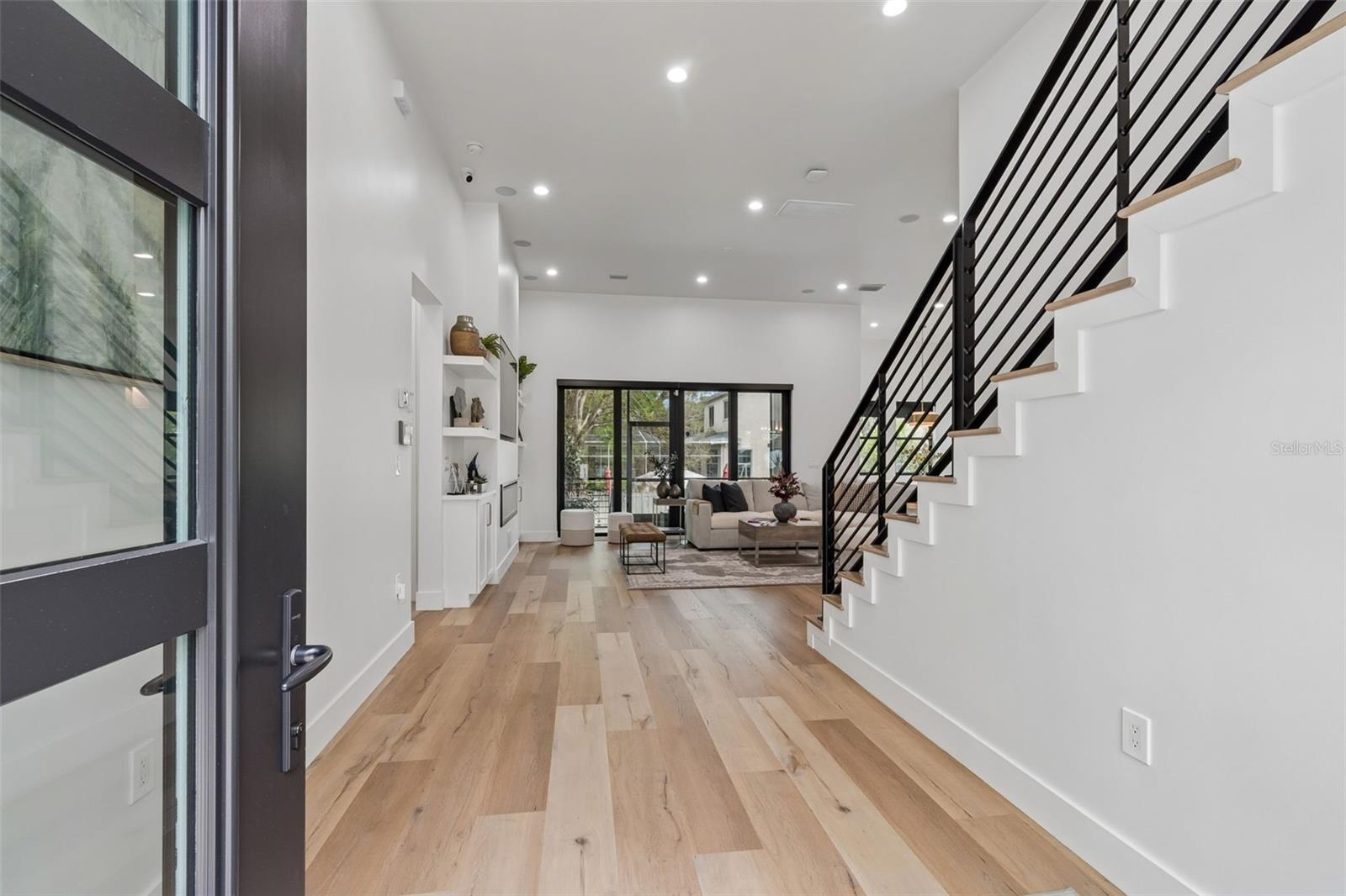 Glorious 12 foot ceilings on main level. 10 foot on 2nd level