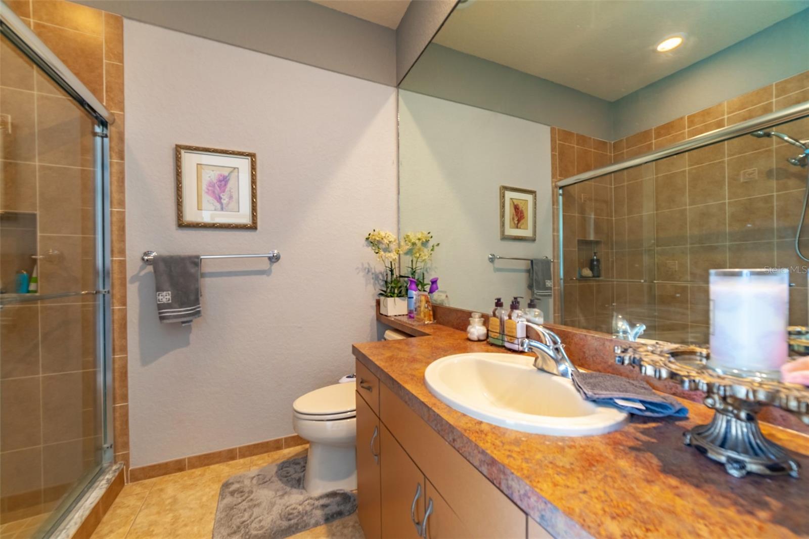 Guest Bath with Door to Pool