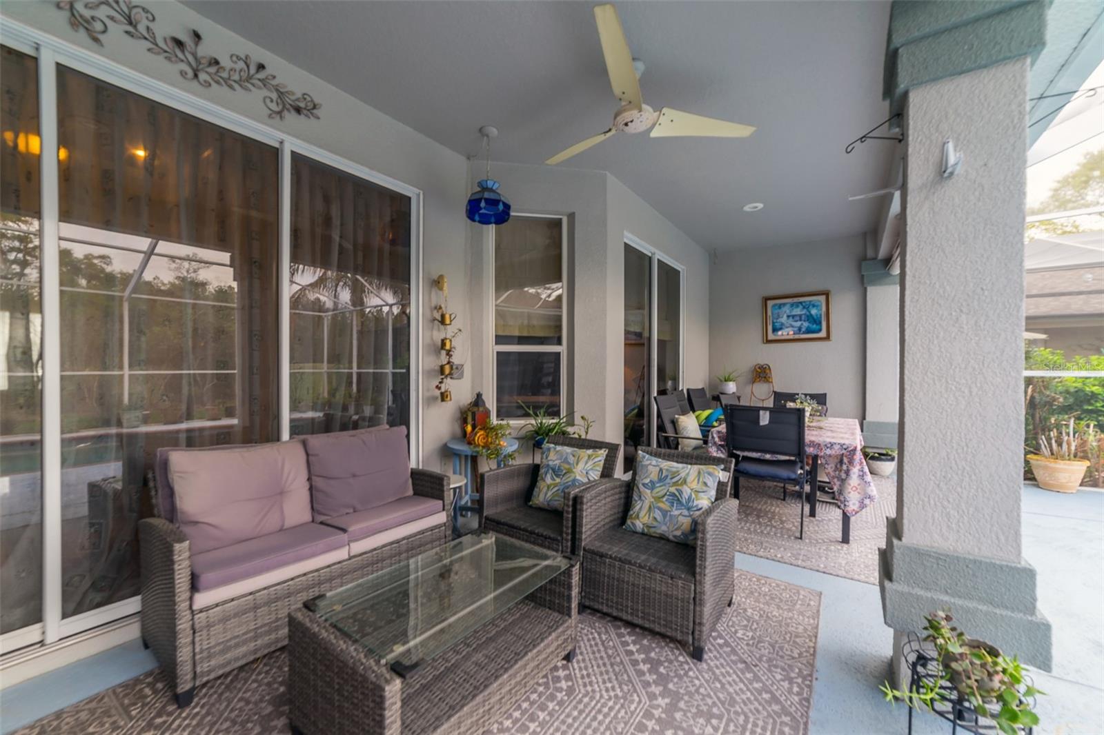 Covered Area in Pool Area & has water hook up for outdoor kitchen