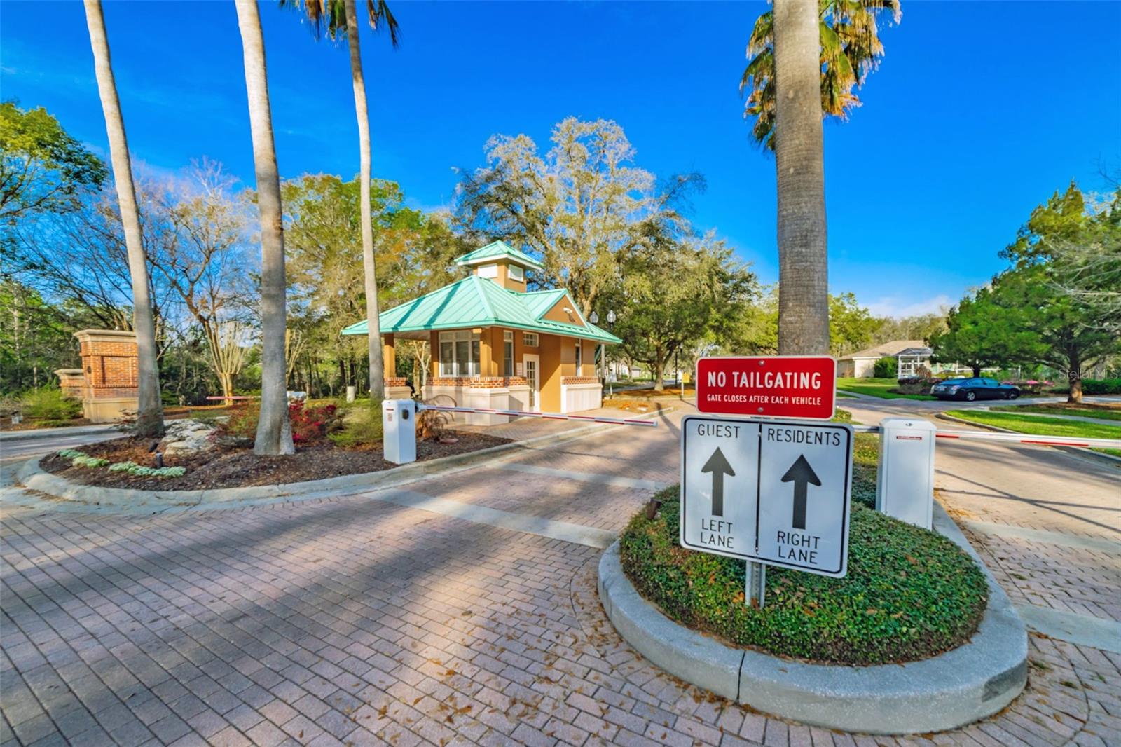 Entrance to Gated Community