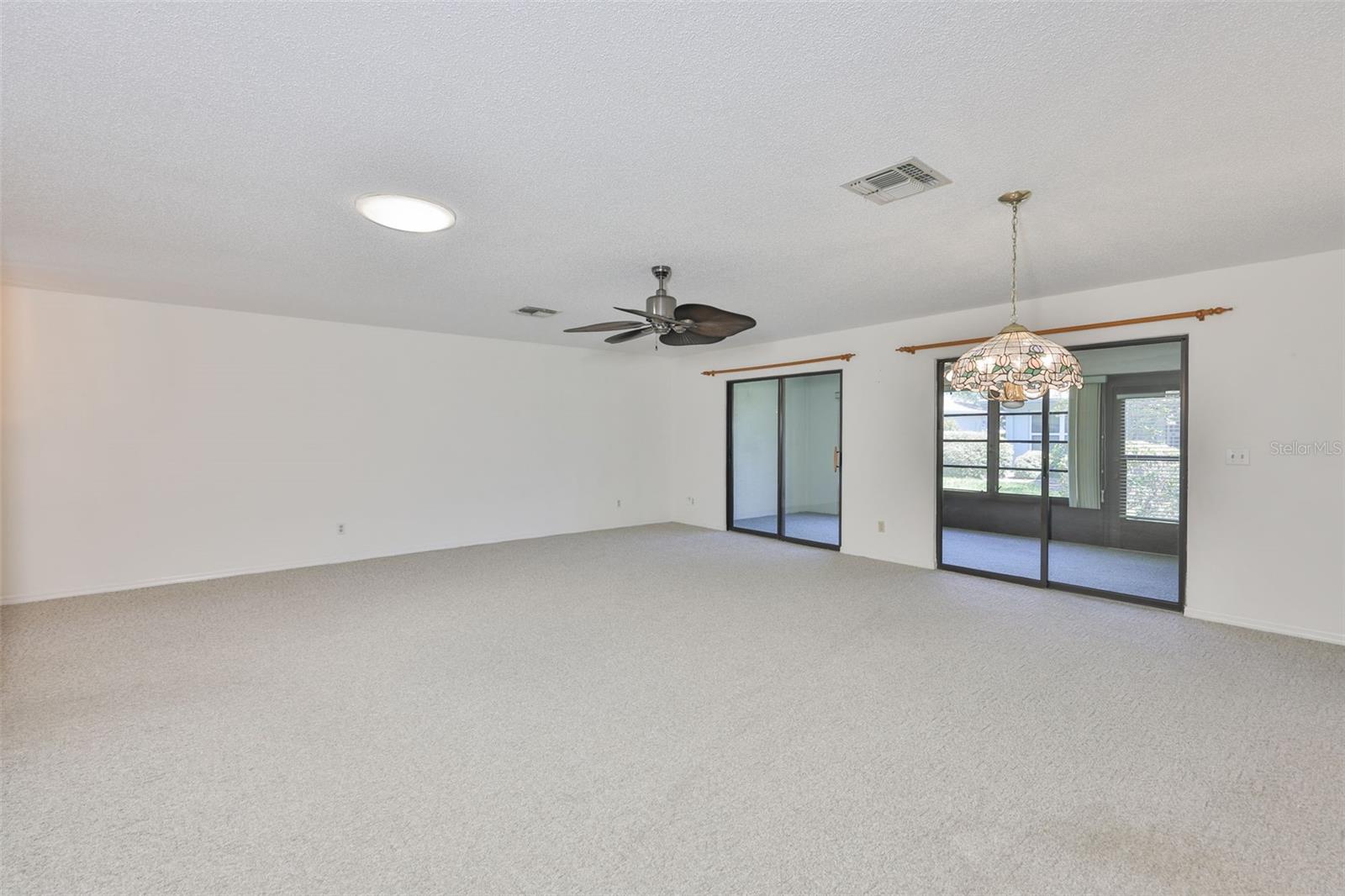 Looking into living room from Kitchen