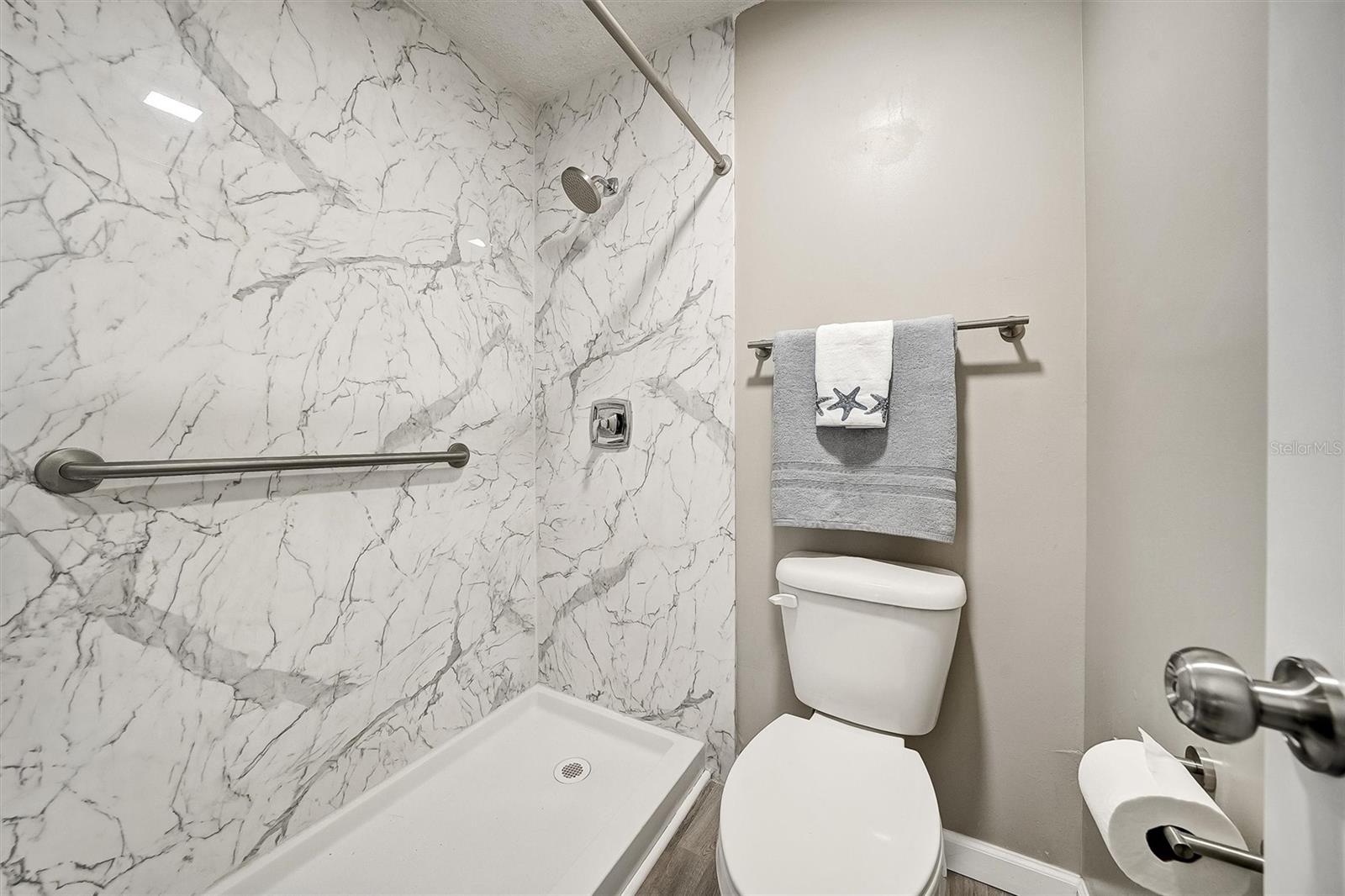 Master Bath walk in shower area