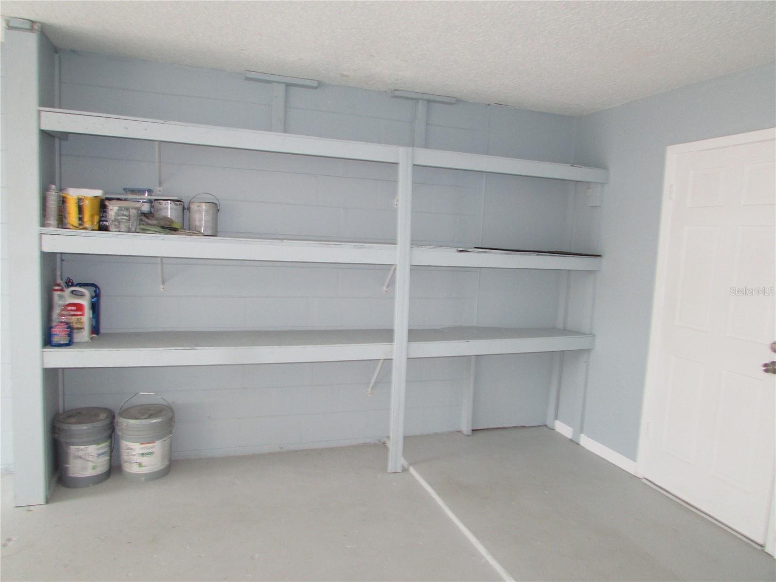 Garage shelves