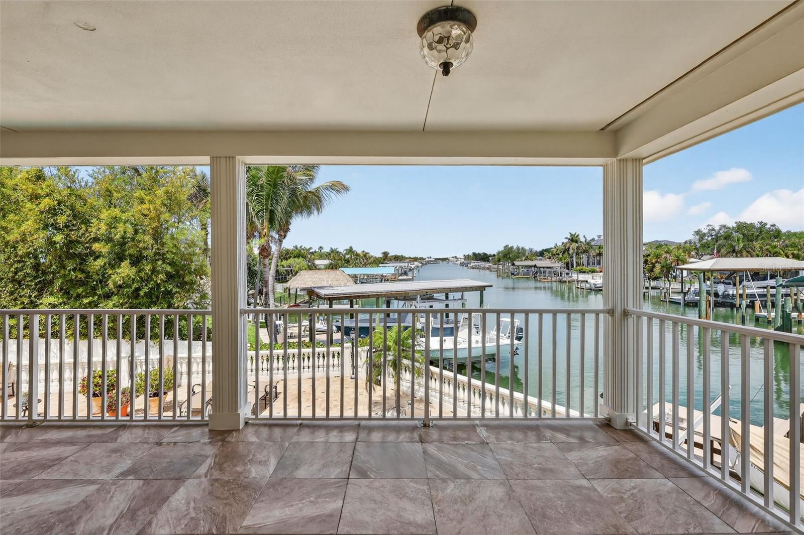 2nd Floor Balcony overlooking the waterway