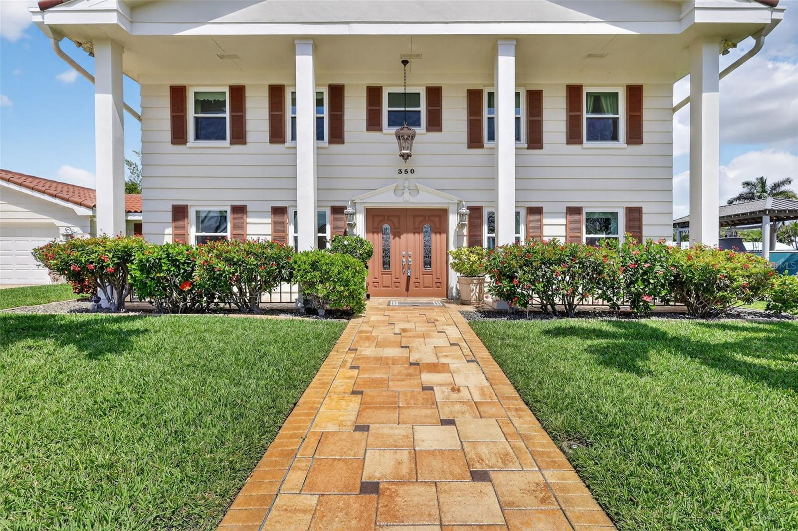 Front Entry with double doors.