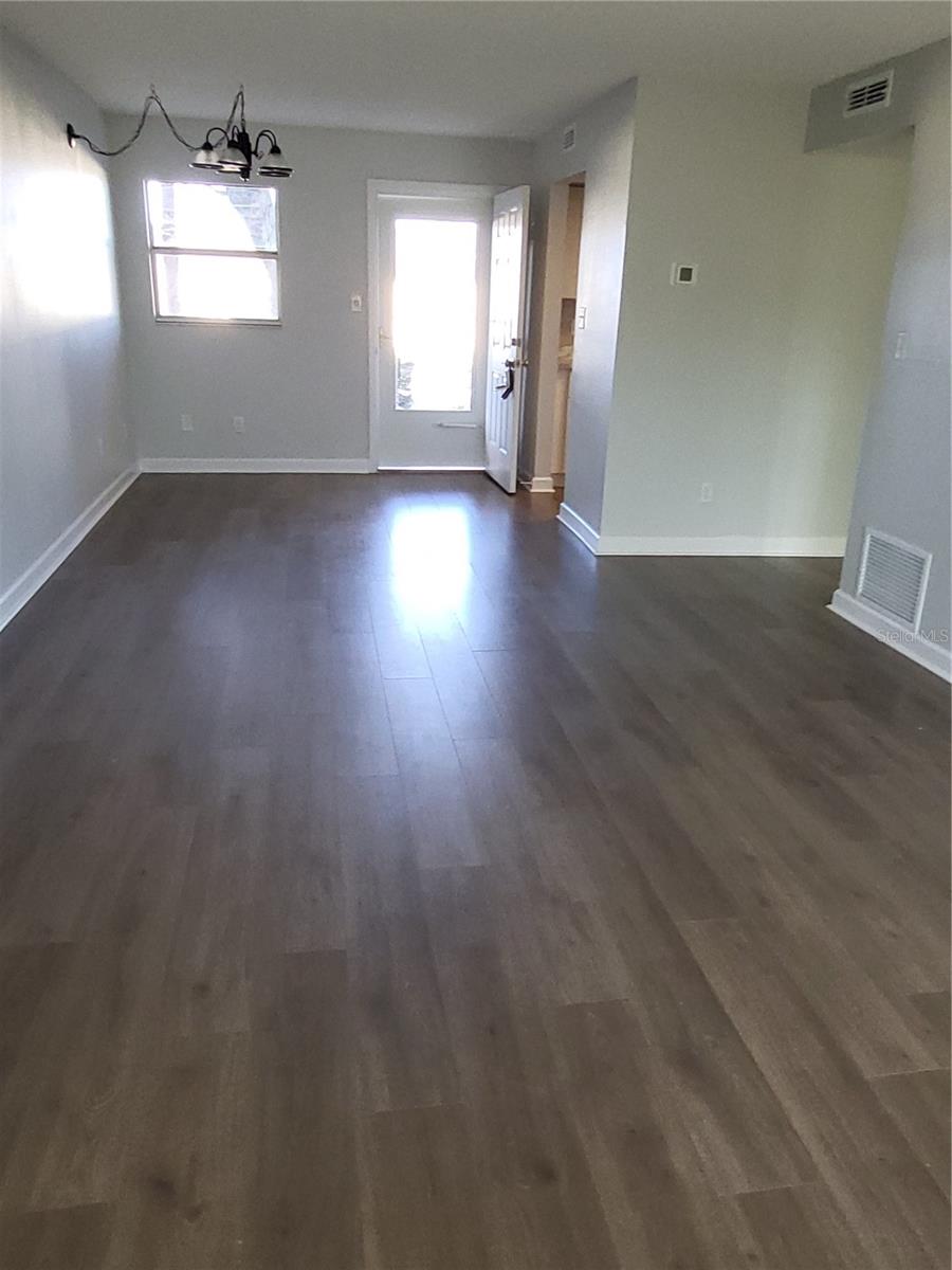 Dining room area Living room