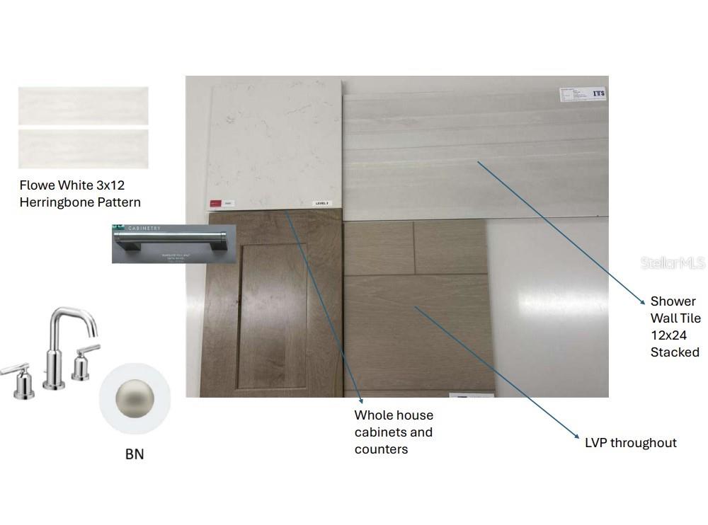 3021 Parapet Terrace Place design selections. Home is currently under construction and selections are subject to change.
