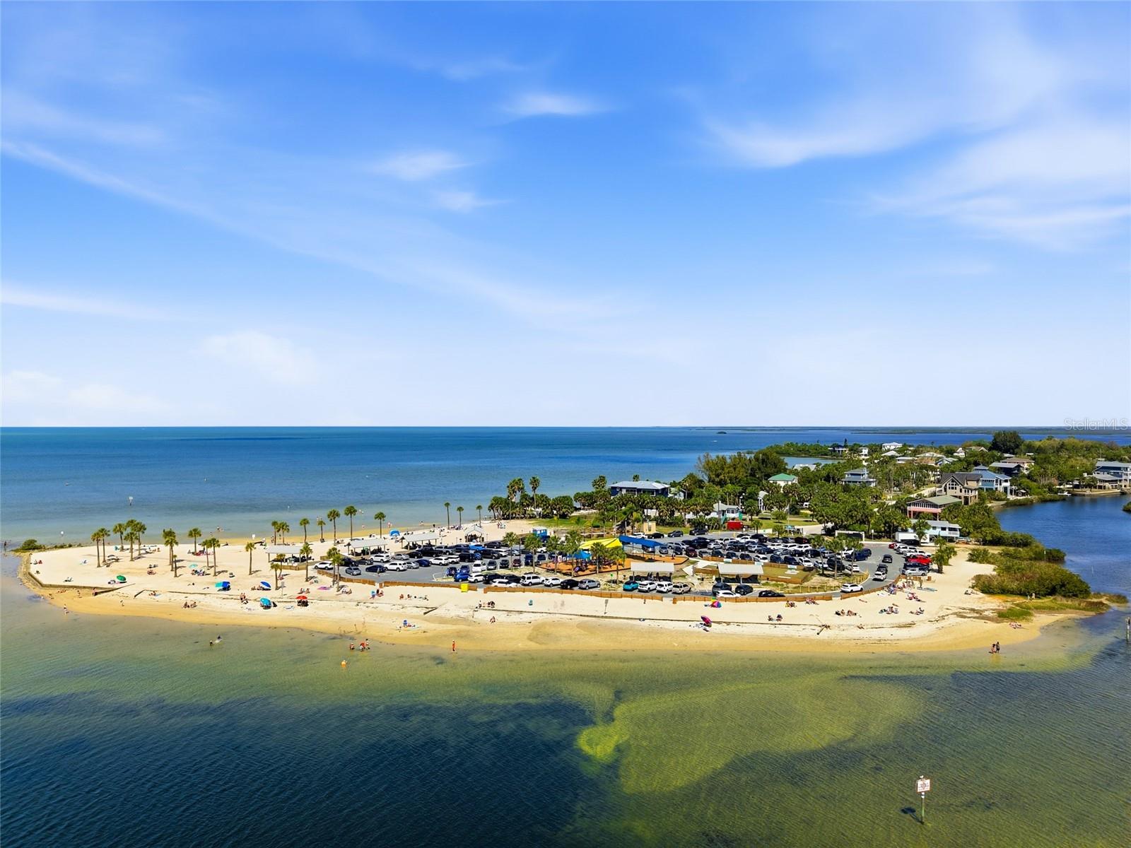 beautiful Pine Island Beach within 10 minutes of the home