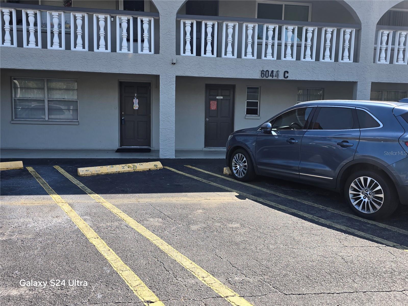 Parking right in the front