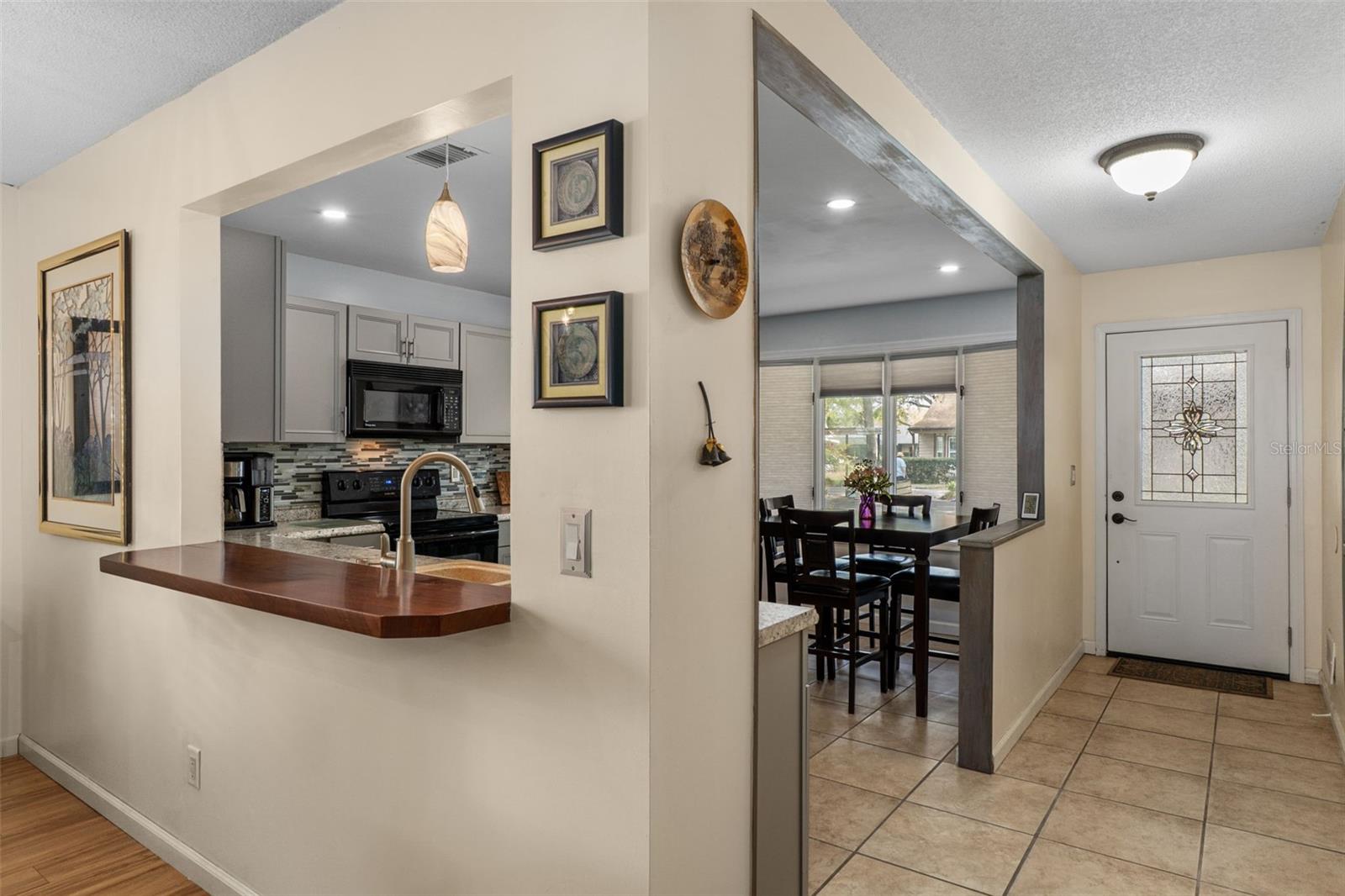 Kitchen view from great room