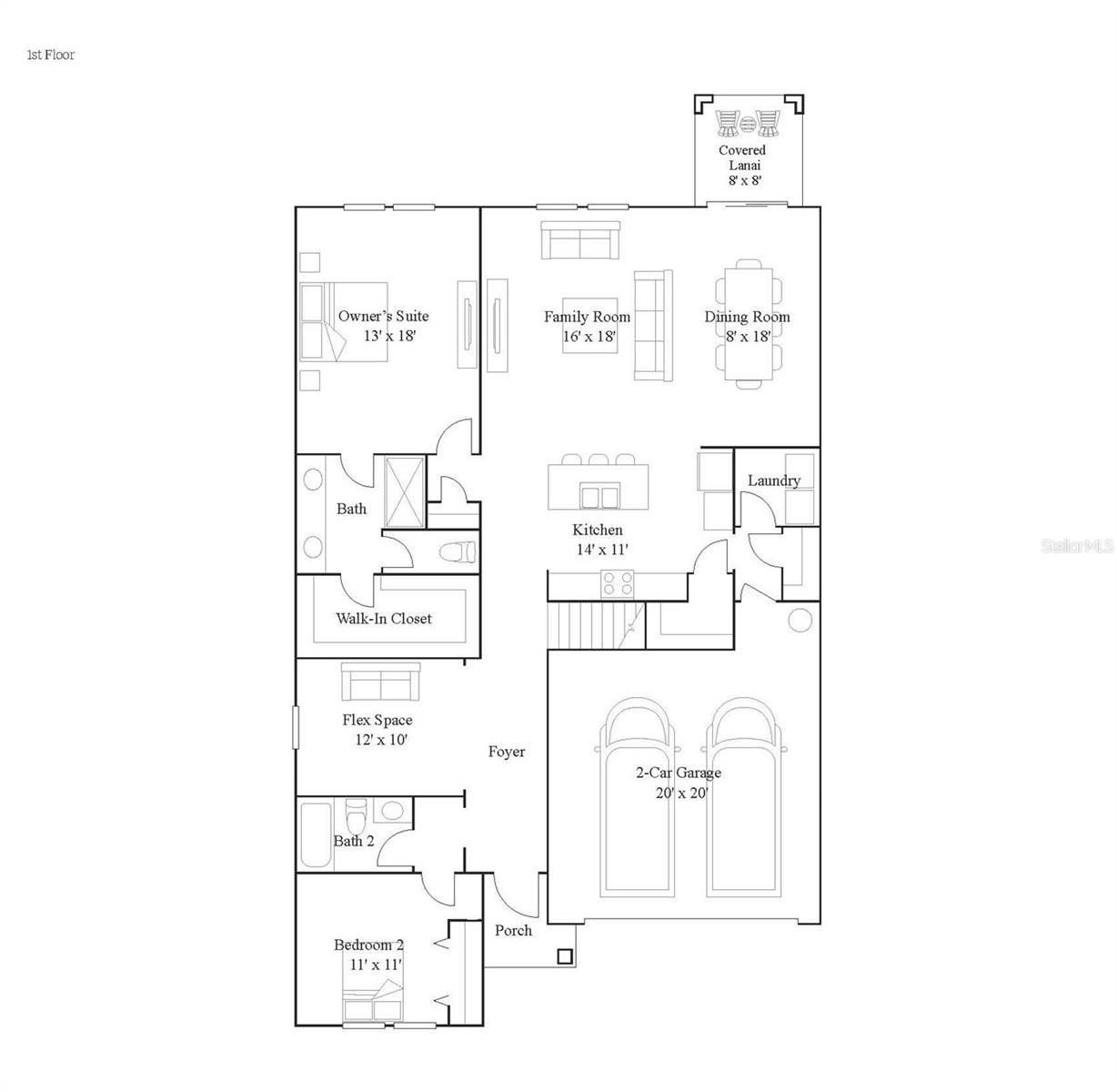 1st floor floorplan