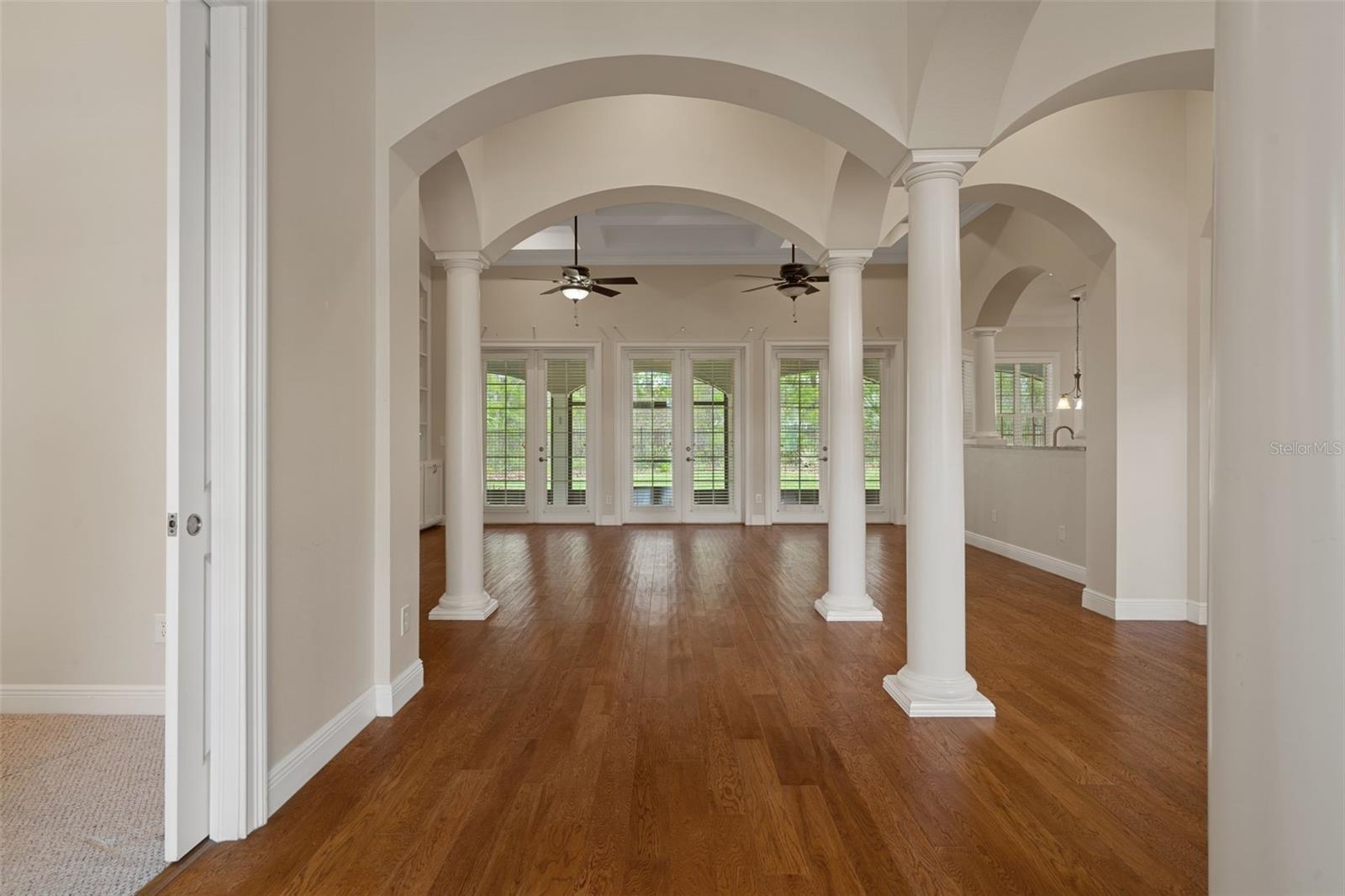Inside Foyer with Beautiful Architecture
