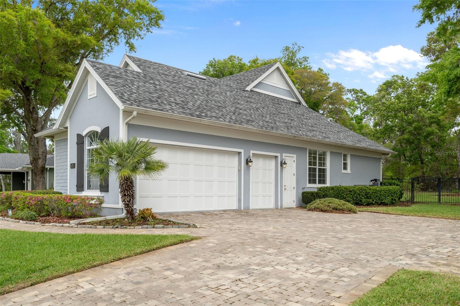 Side Entry 2 Car Garage with Golf Cart Garage