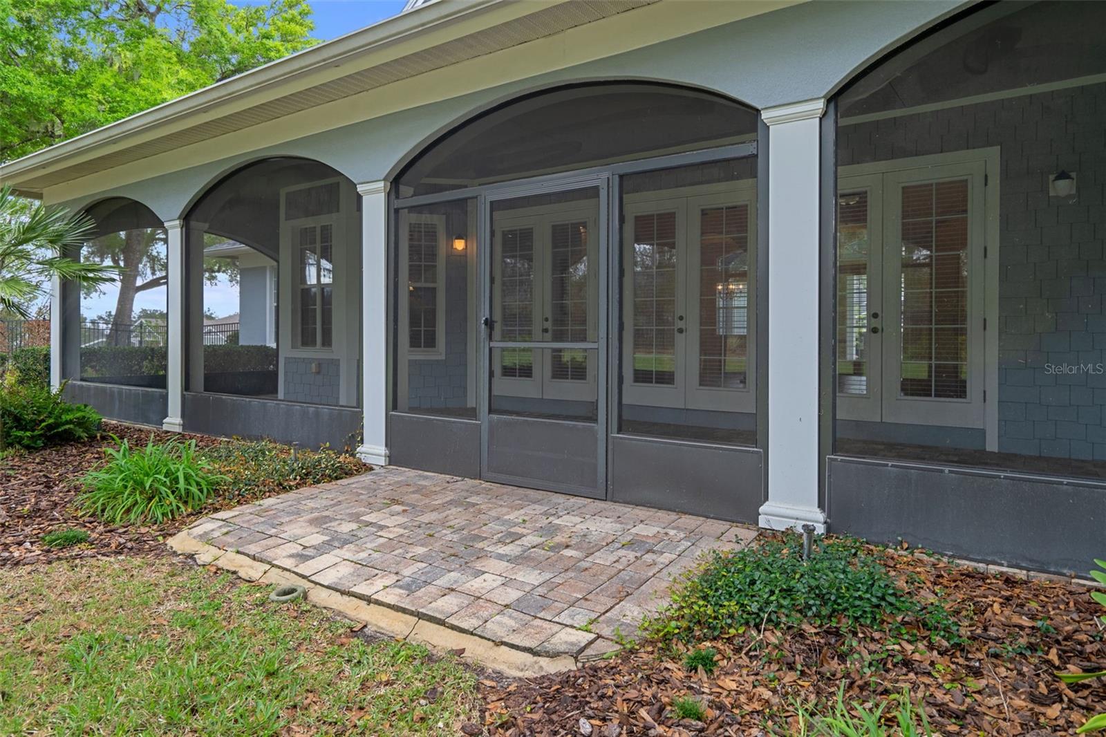 12X52 Screened Rear Lanai with Brick Pavers and Beautiful Architecture