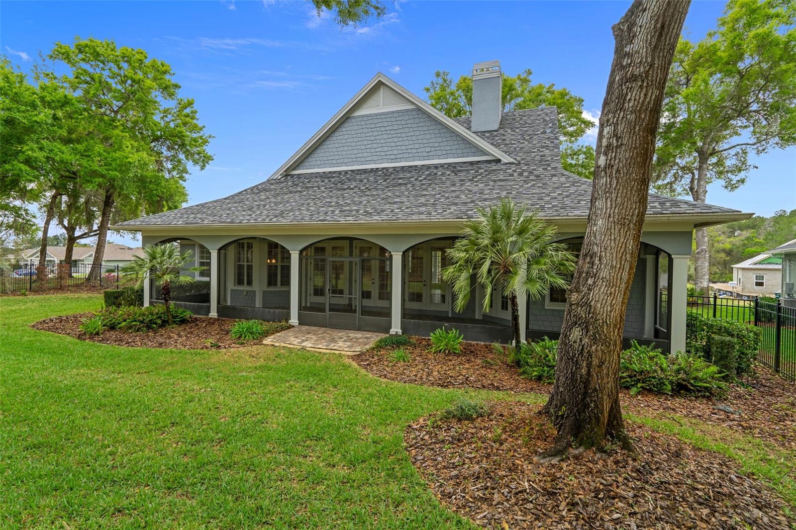 Beautifully Landscaped Rear of Home