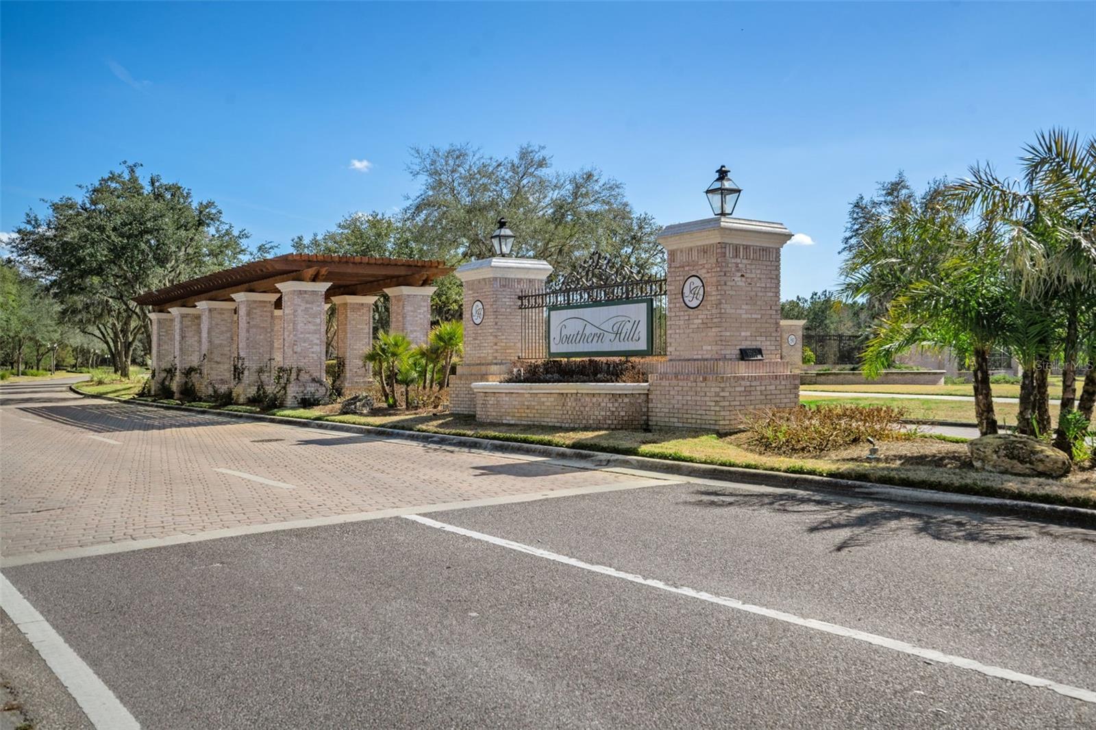 Beautiful Southern Hills Entrance