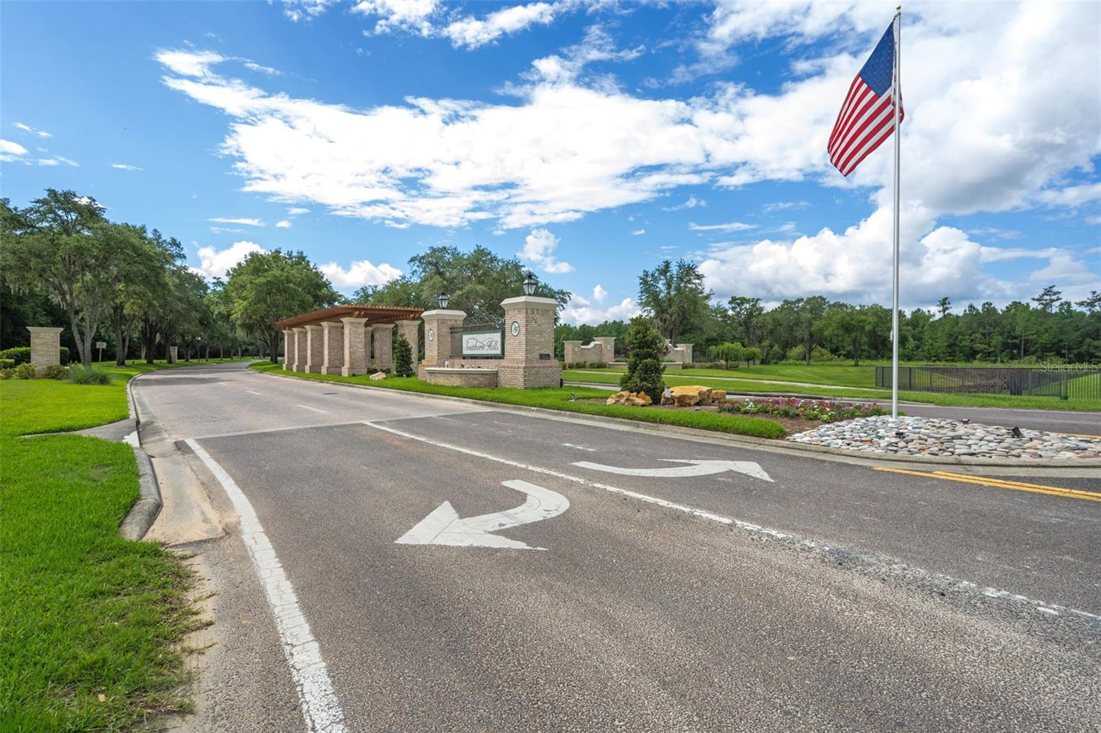 Beautiful Southern Hills Entrance