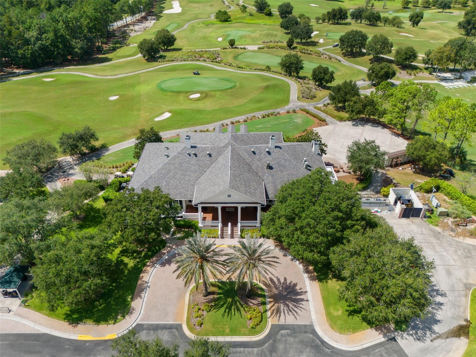 Southern Hills Clubhouse and Pete Dye Championship Golf Course