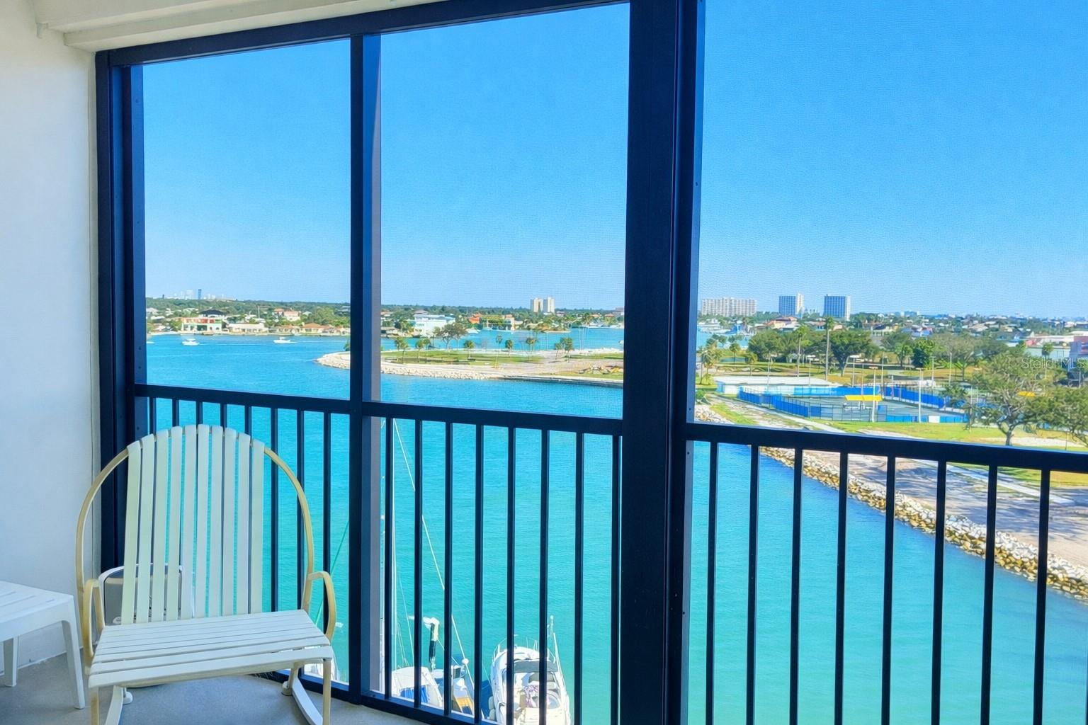 Balcony view living room