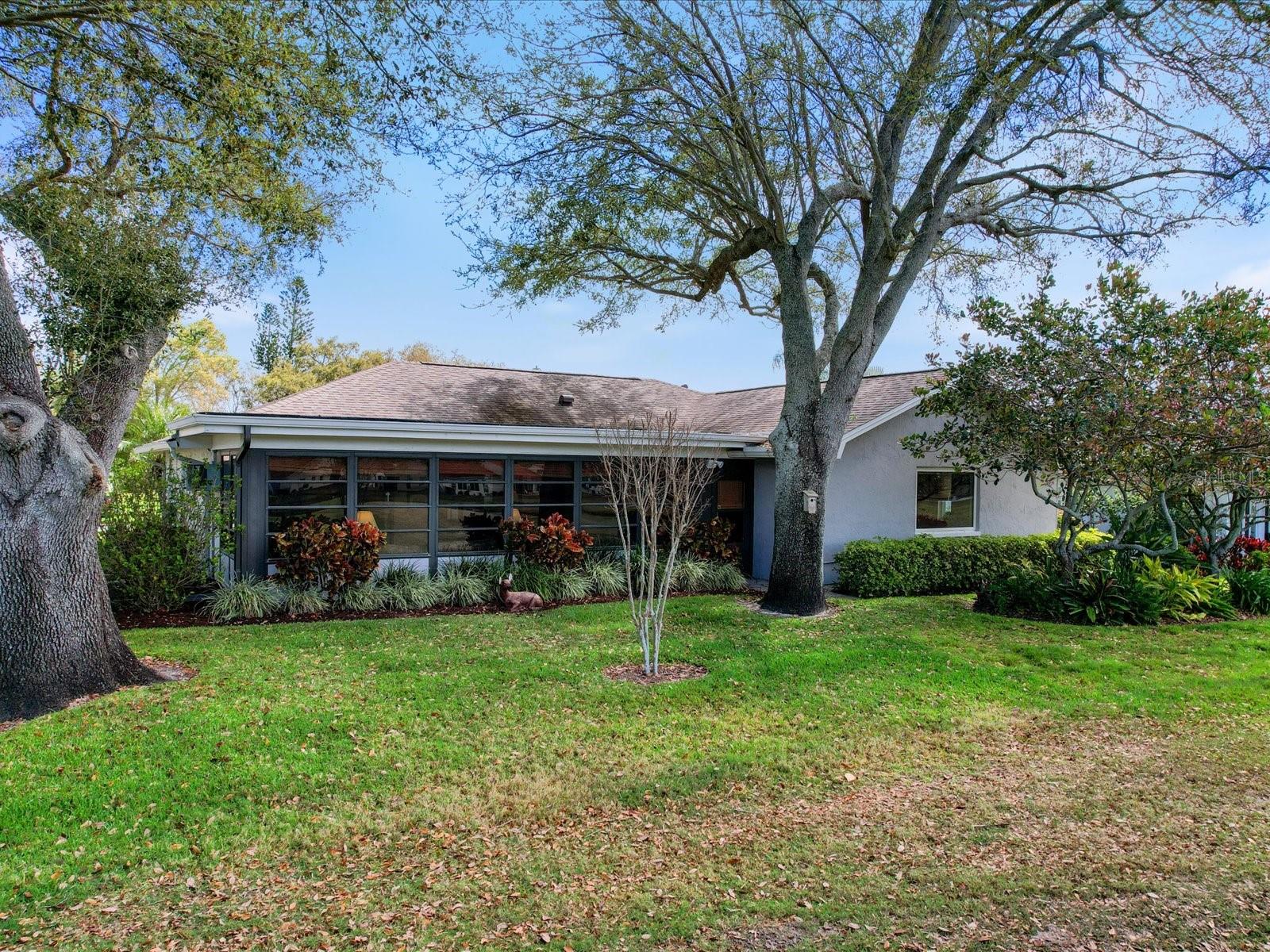 View of back of the home