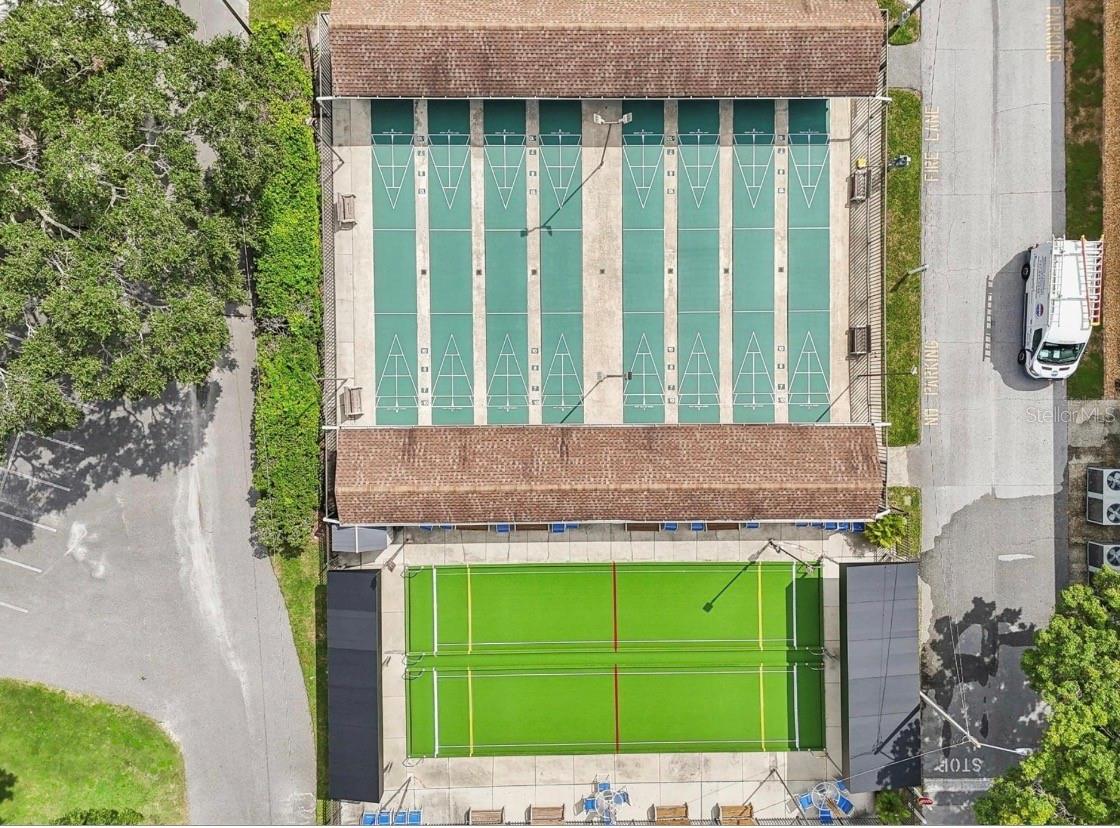 Shuffleboard and bocce