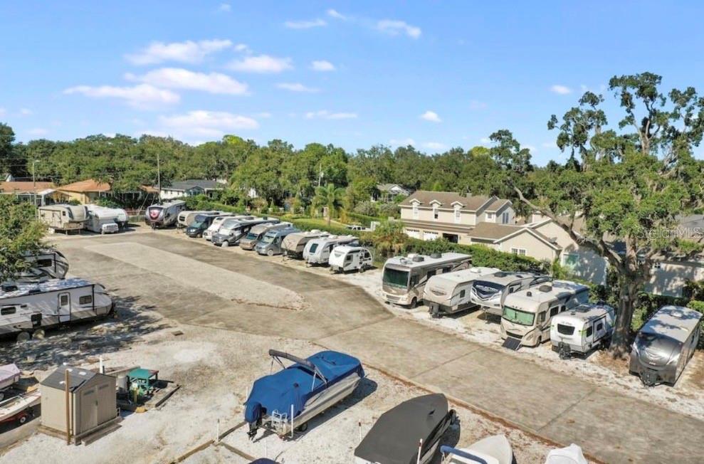 RV and boat storage included in the monthly fees!