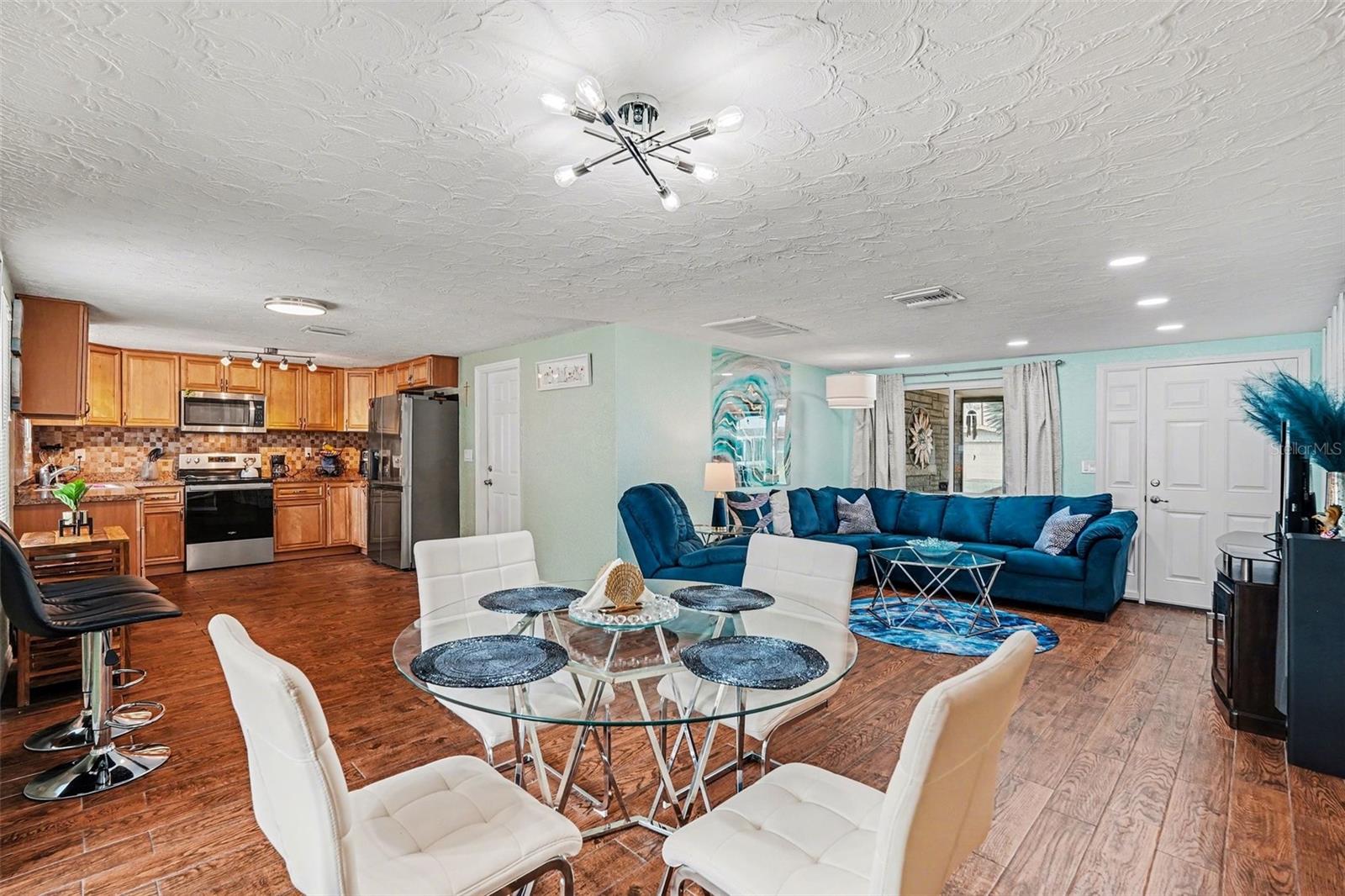 The open floorplan is perfect for entertaining family and friends!