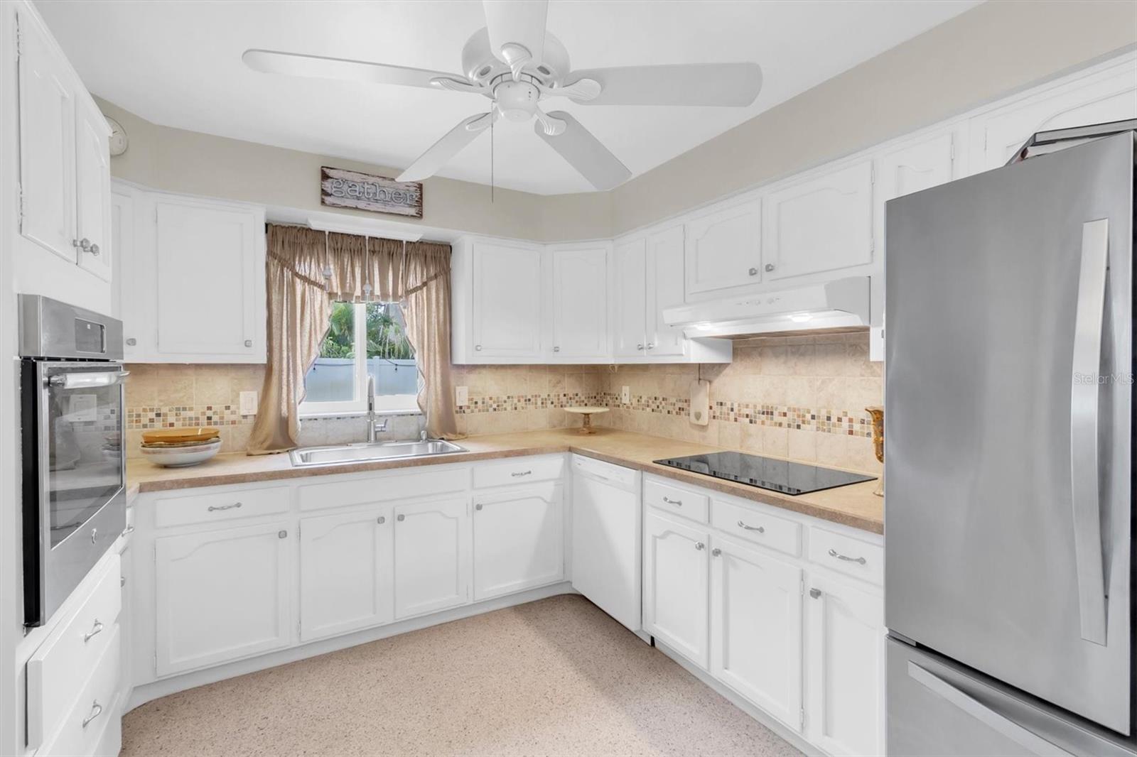 kitchen with plenty of cabinet and counter space