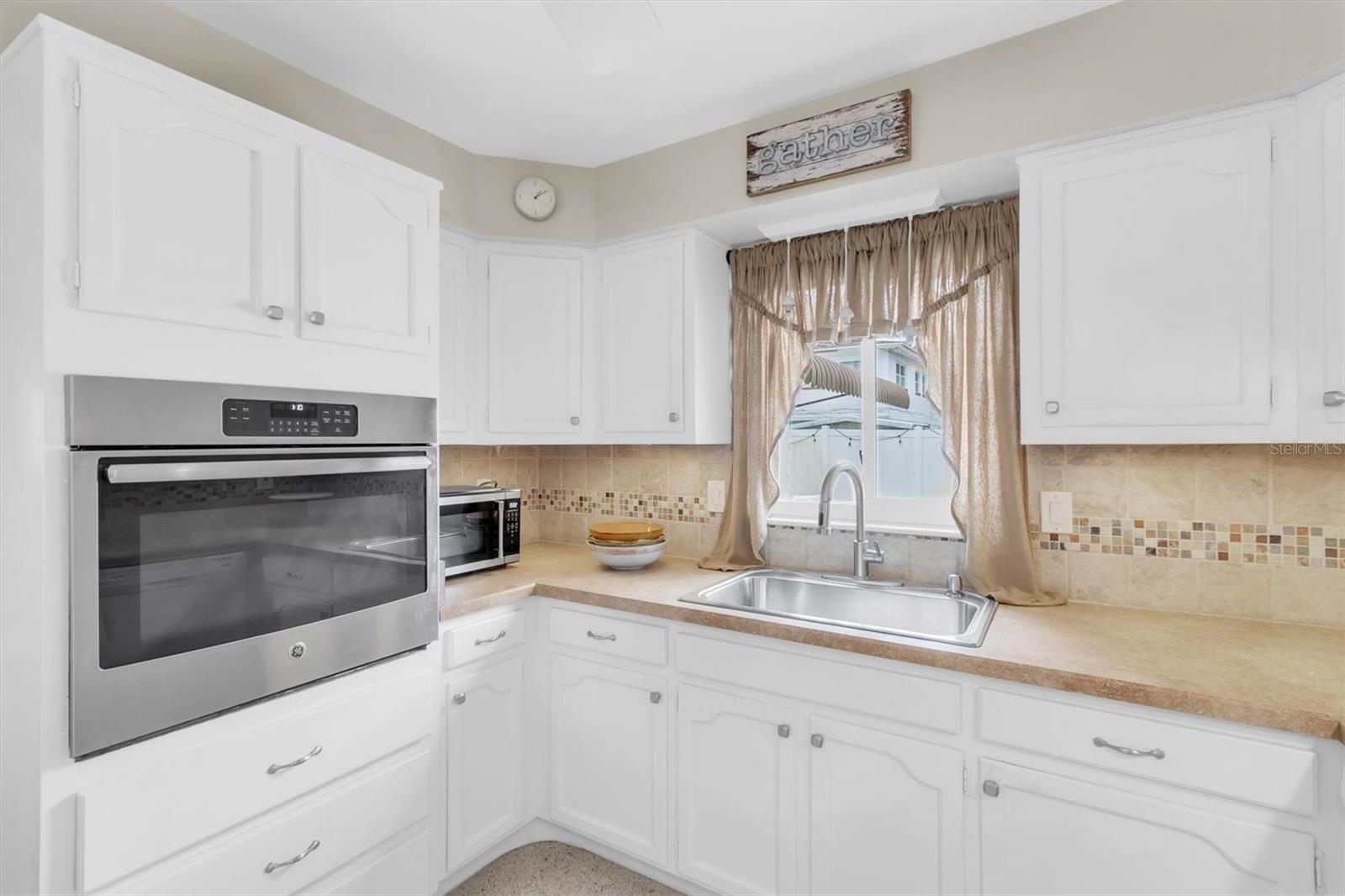 Kitchen with natural lighting