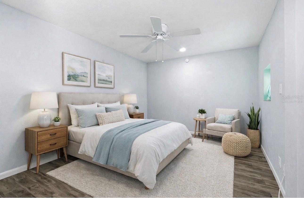 4th bedroom virtually staged.