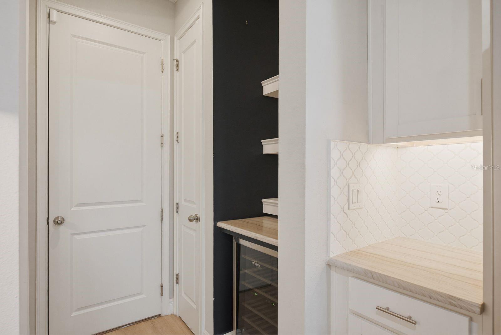 Coffee Bar & Wine Fridge