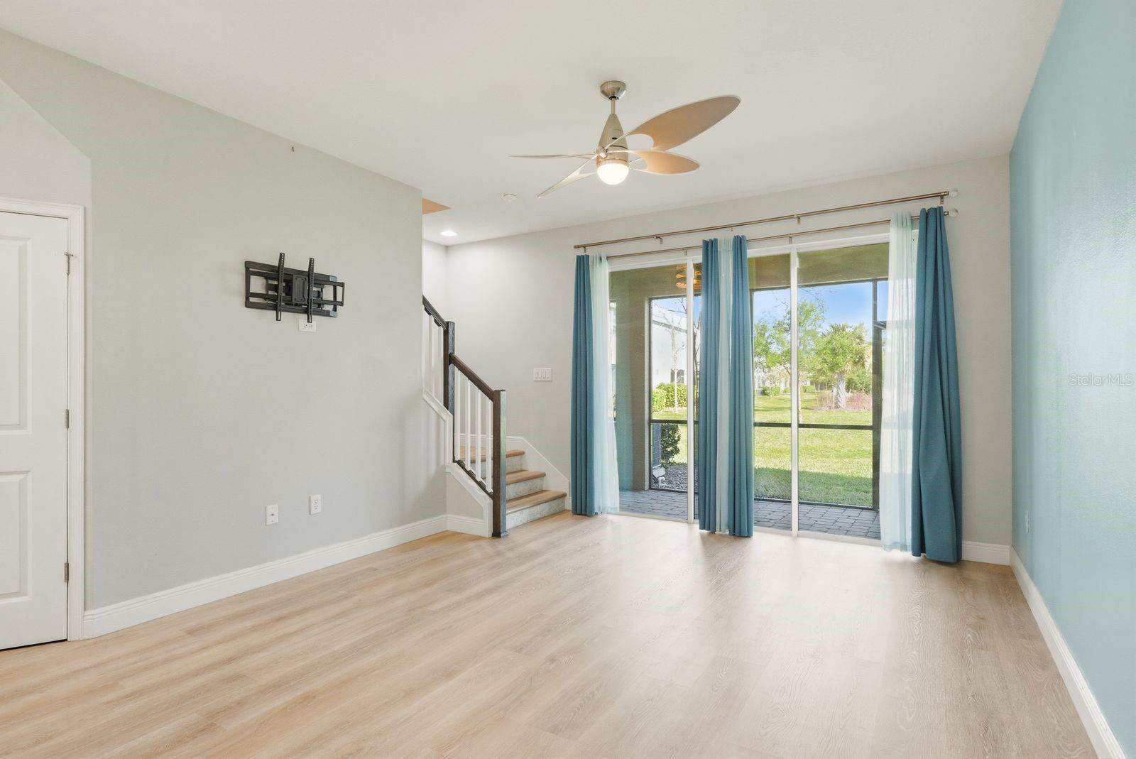 Living Room & Staircase