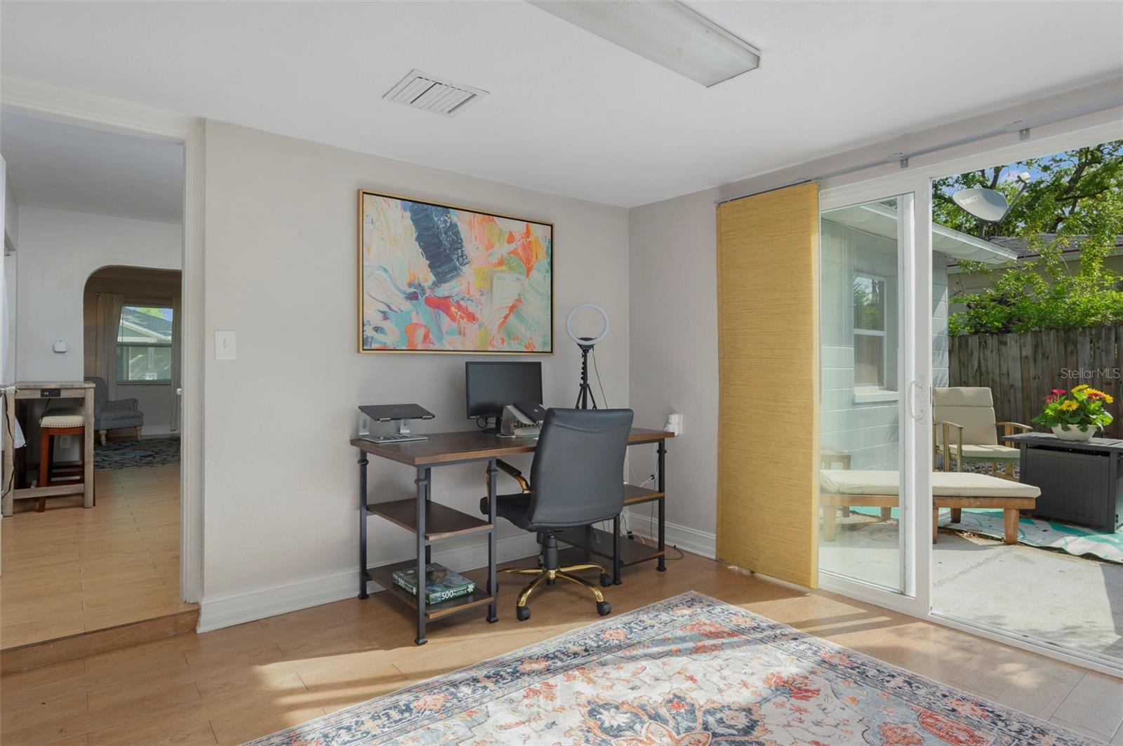 Flexible bonus space, perfect as a home office, den, or dining room