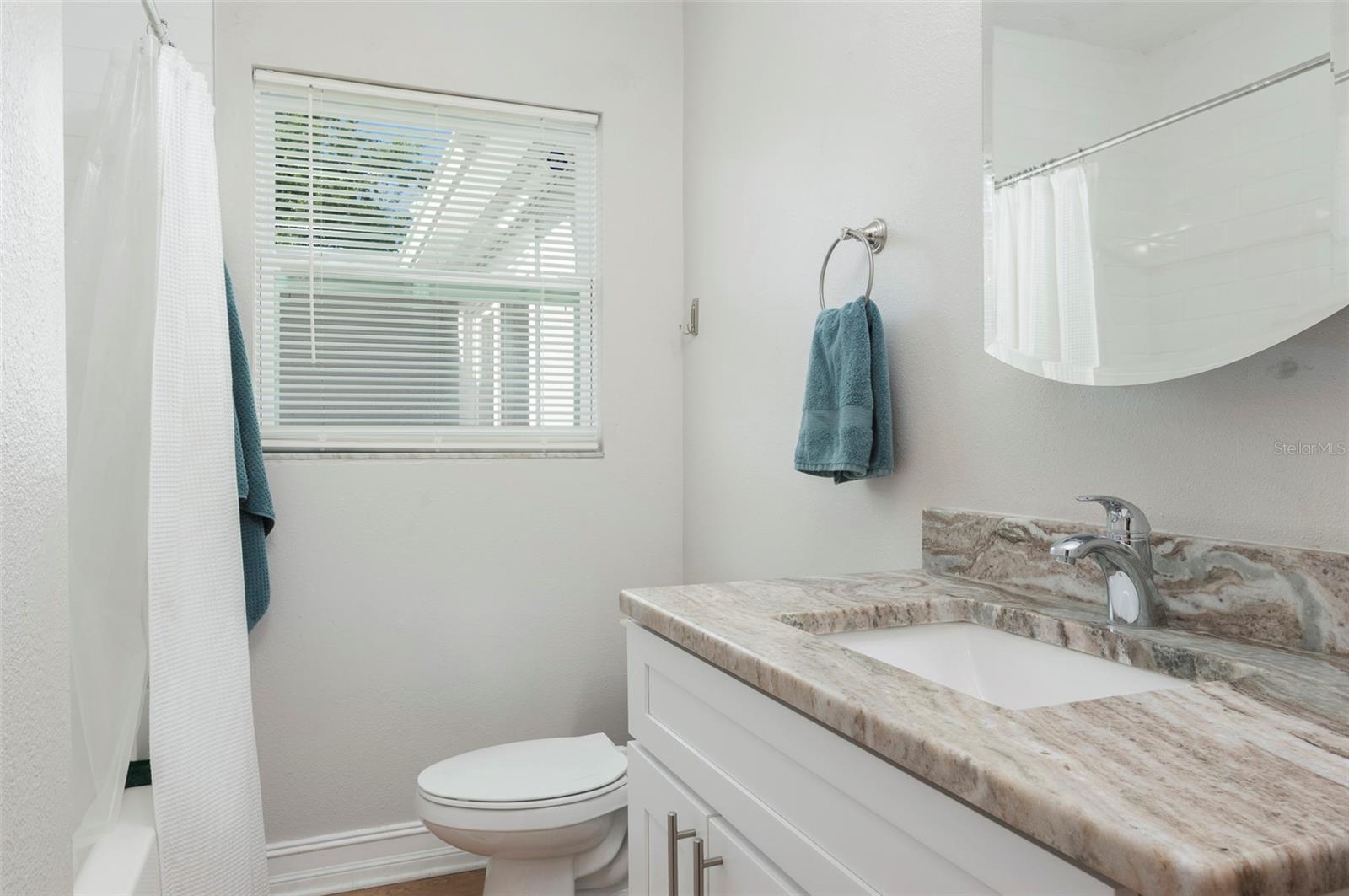 Bathroom with tub/shower combo