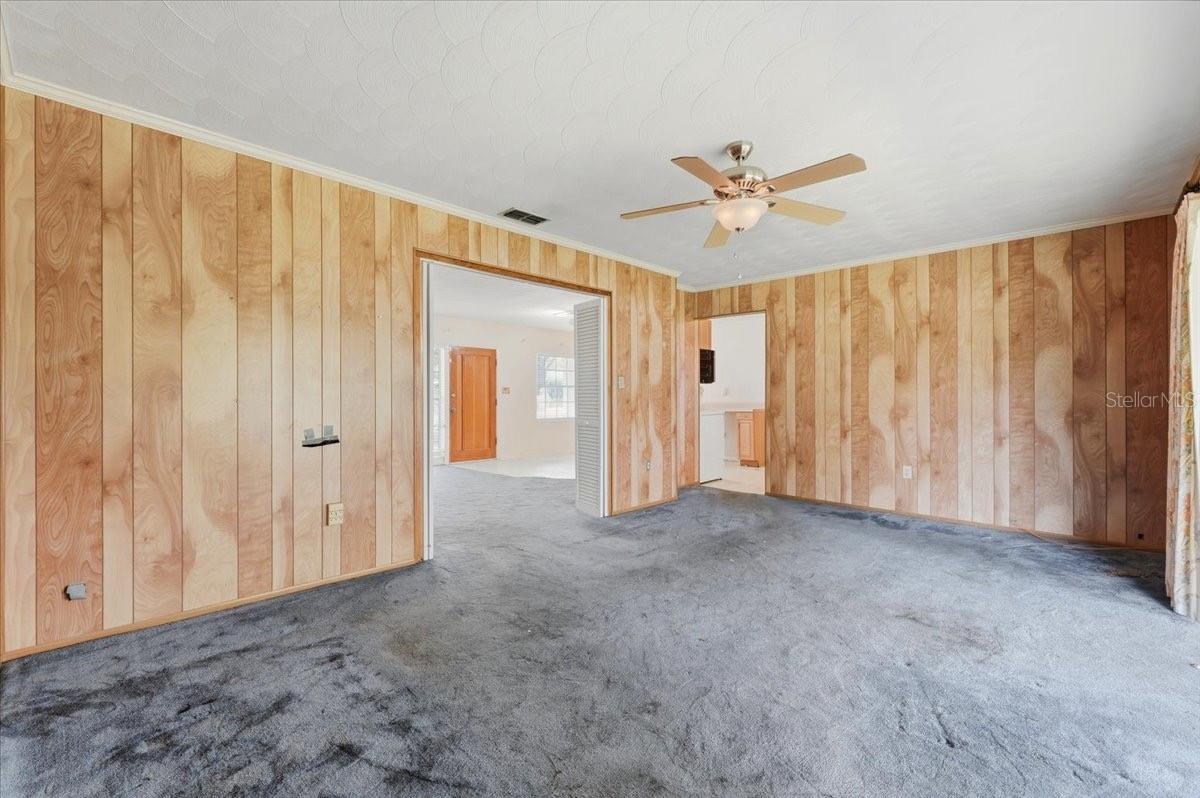 spacious family room