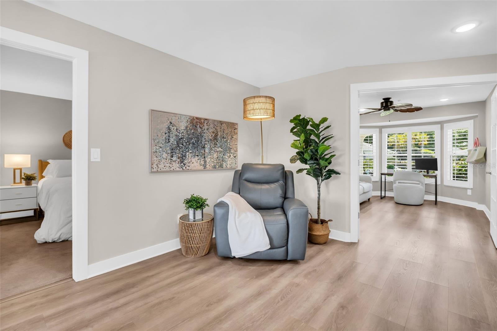 Wonderful flex space with endless possibilities leading to the 3rd bedroom~