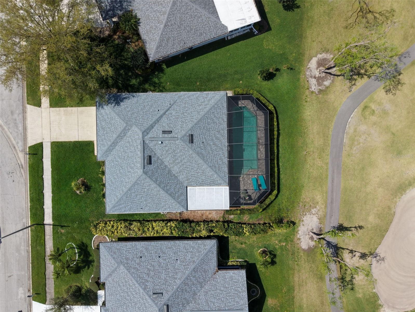 Cart paths make scenic walking trails early mornings & just before sunset~