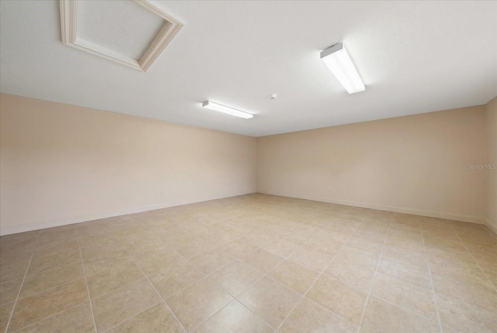 Storage room on second floor provides versatility. The room measures 22'x18'.