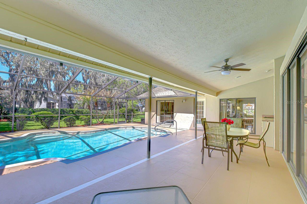 Covered Lanai and screened in pool