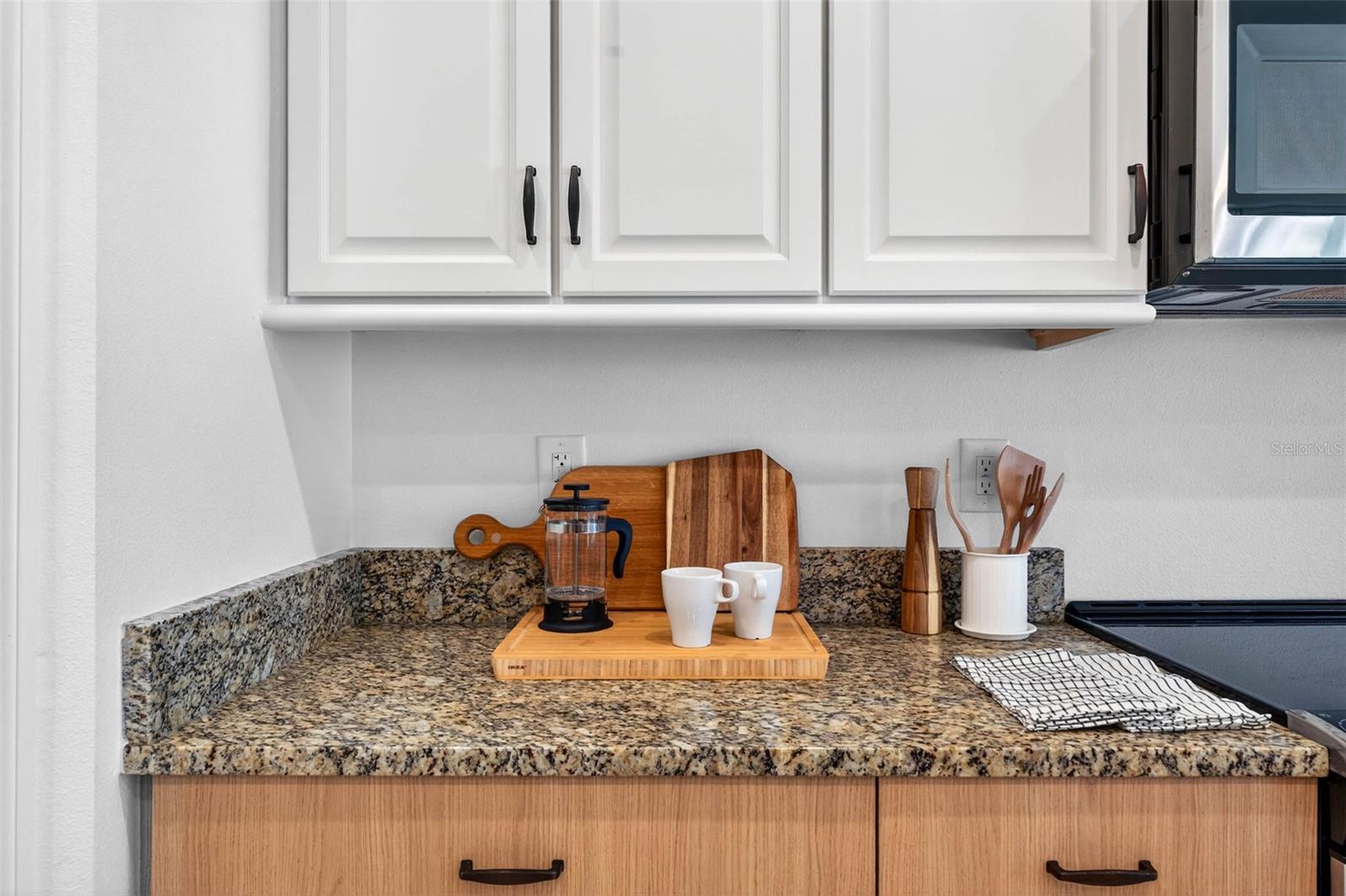 Use as a coffee nook or prep area.