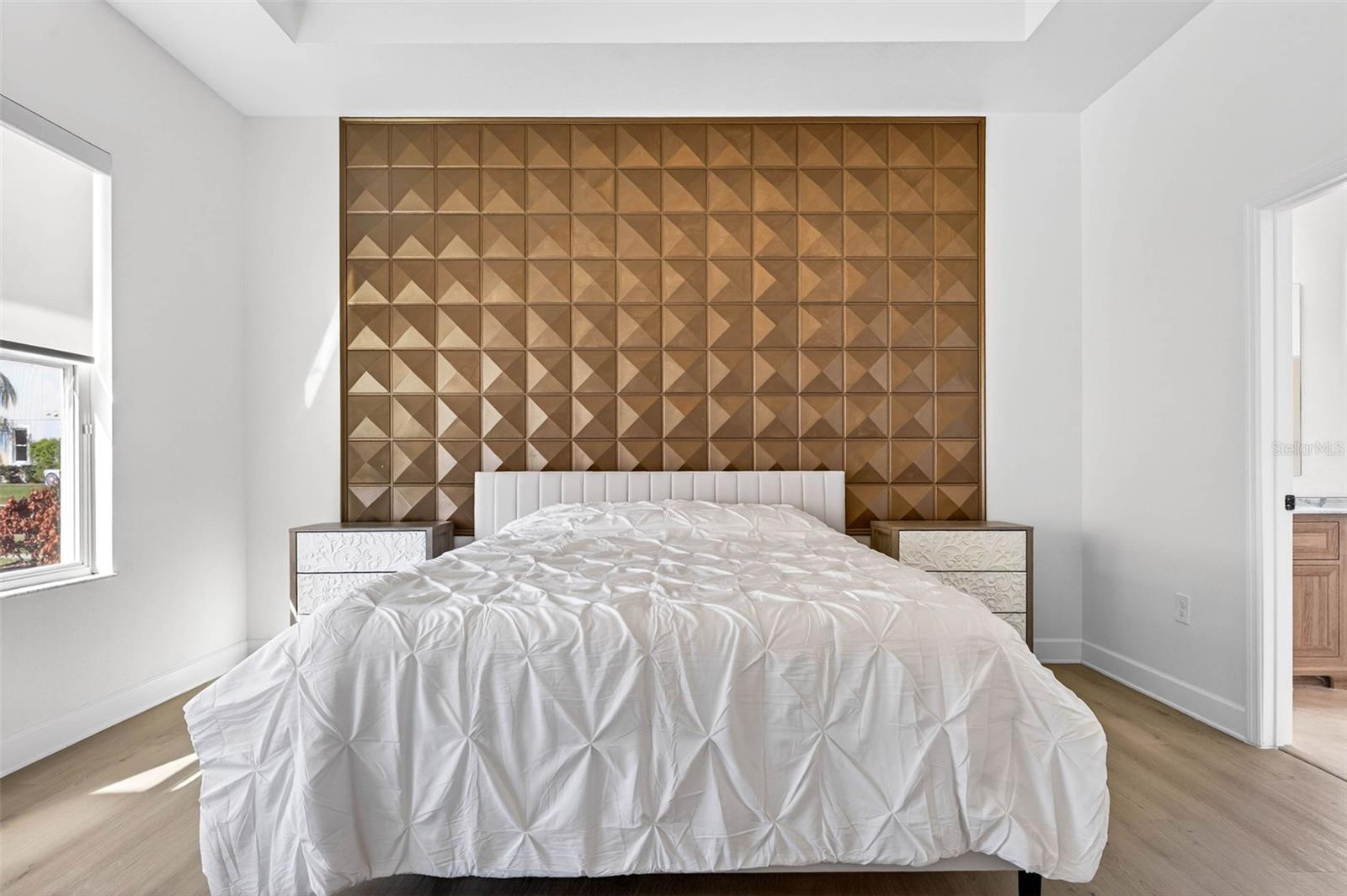 King bed with even more room.