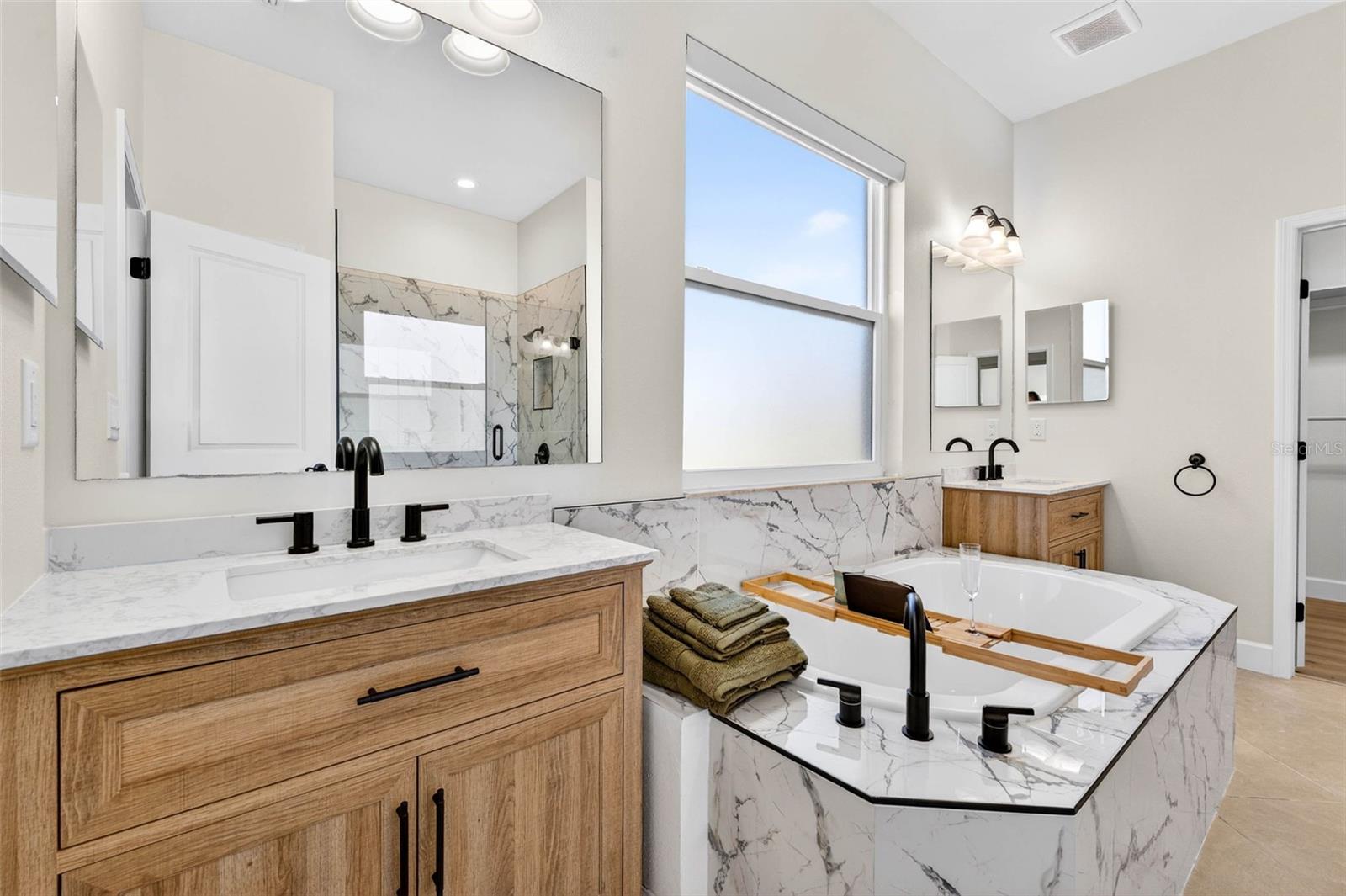 Ensuite bath fully upgraded floor to ceiling!