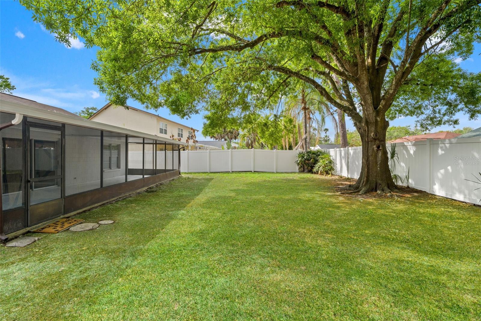 Virtually staged grass