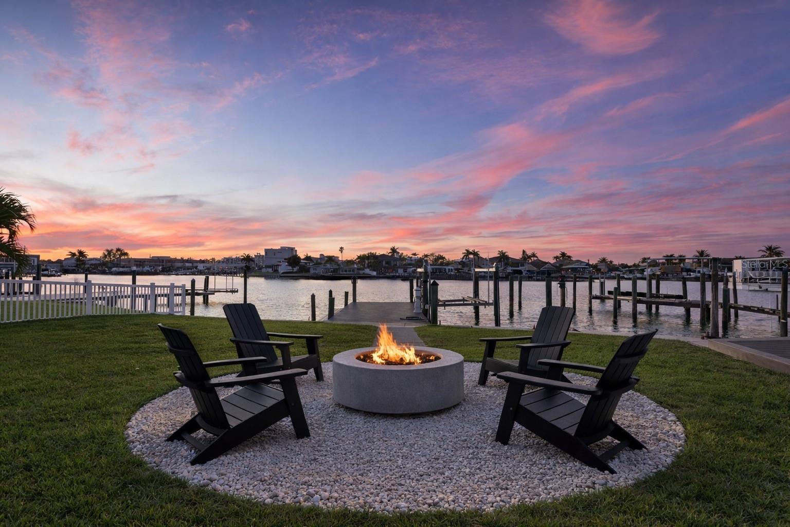 what it looks like if you add your own fire pit