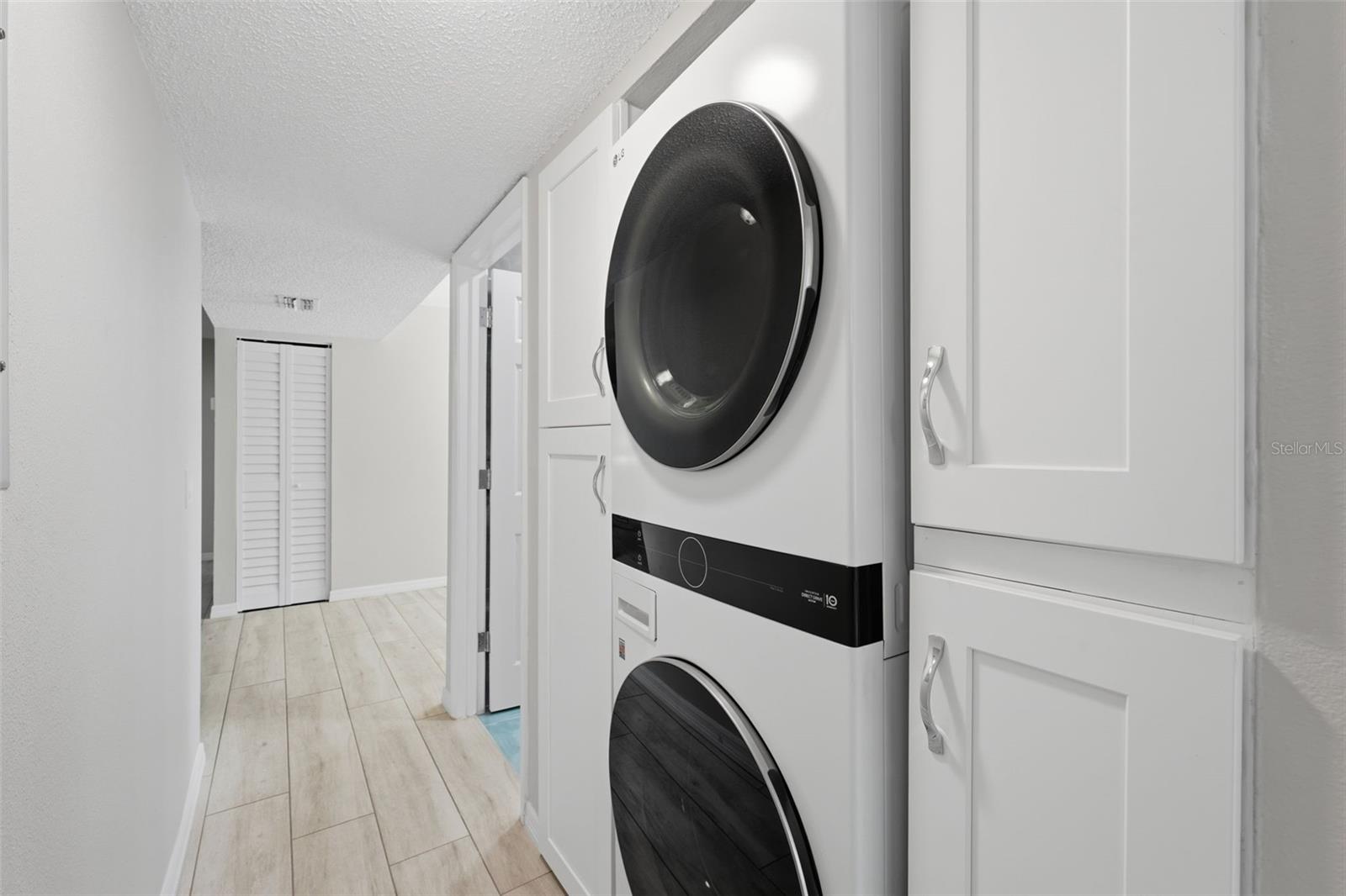 Interior Stackable Washer/Dryer