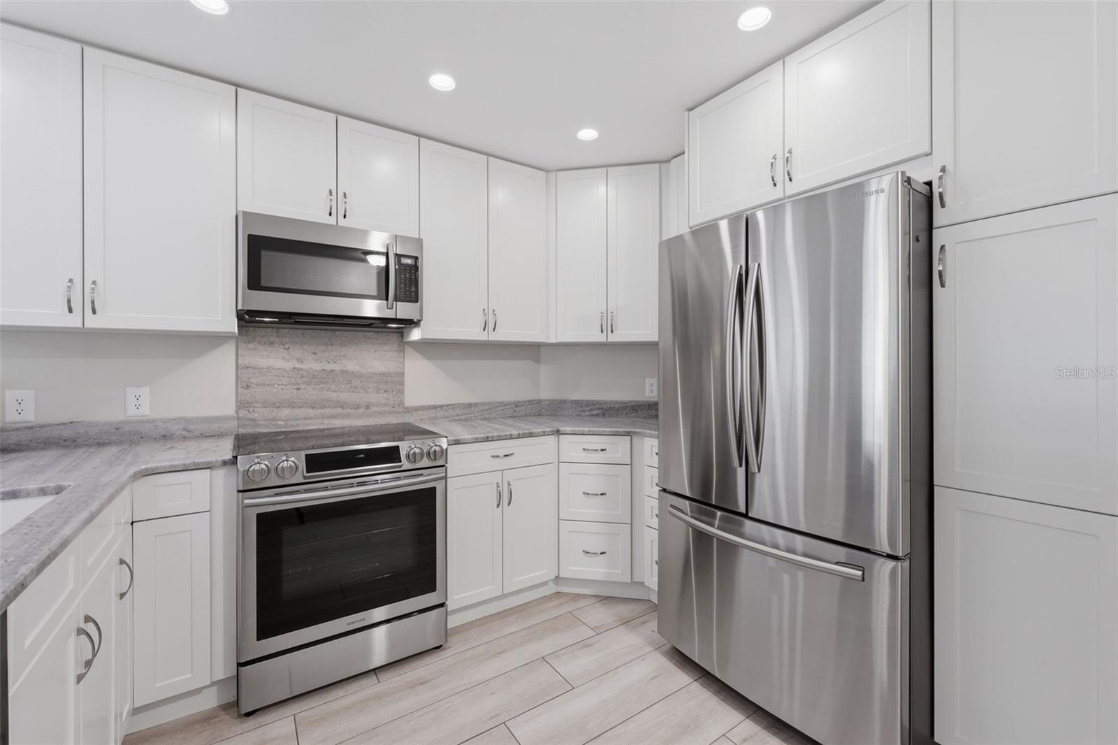 Kitchen with ample storage