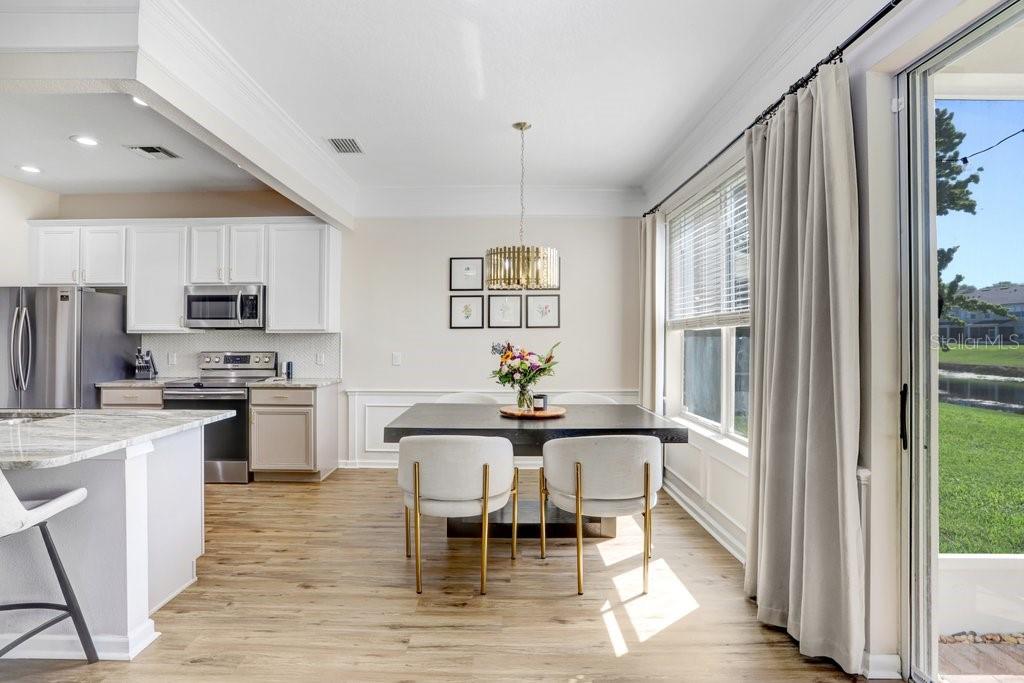 Updated light fixtures throughout