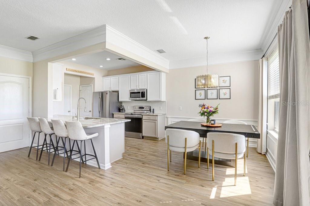 Beautifully upgraded Kitchen with MARBLE counters and NEW Appliances