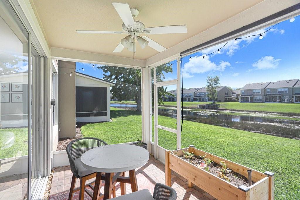 Lovely screened porch