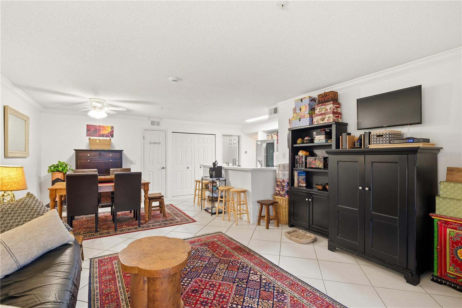 Living, Dining and Kitchen